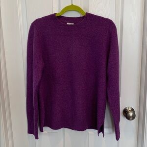 J. Crew Purple Extra Soft Sweater Medium